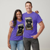 Small Fluffy Dangerous Cute Grim Reaper Puppy T-shirt (Unisex)