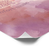 Small Fluffy Dog Rainbow Bridge Memorial Music Perfect Poster (Hoek)