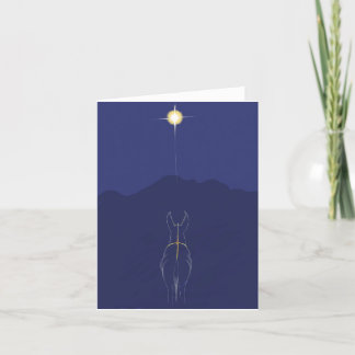 Small Folded Christmas Card Bedankkaart