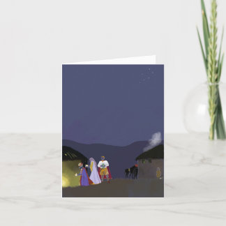 Small Folded Christmas Card Bedankkaart