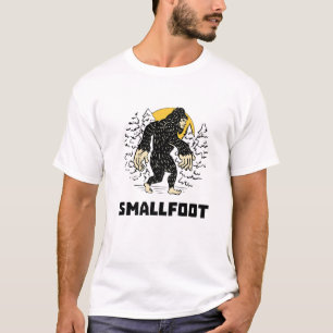 Small Foot Funny Bigfoot Sasquatch met grote hande T-shirt