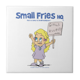 Small Fries Ophelia Ceramic Tile Tegeltje