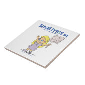 Small Fries Ophelia Ceramic Tile Tegeltje (Zijkant)