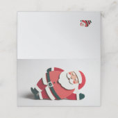 Small Fun Santa Card for Christmas Gifts  Plaatskaartje (Buitenkant ongevouwen)