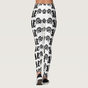 Small Funny Roosters Jaar 2017 Leggings
