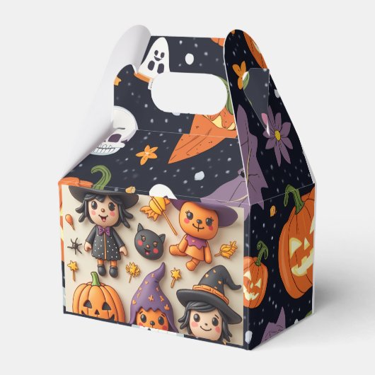 Small Gable Favoriet Box voor Halloween Bedankdoosjes (Voorkant Zijde)