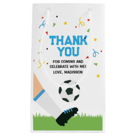 Small Gift Bag Soccer Sport Birthday Klein Cadeauzakje