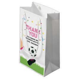 Small Gift Bag Soccer Sport Birthday Klein Cadeauzakje