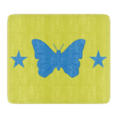 Small glass cutting board with flag of Bady Bassit Snijplank (Voorkant)