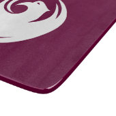Small glass cutting board with flag of Phoenix, US Snijplank (Hoek)