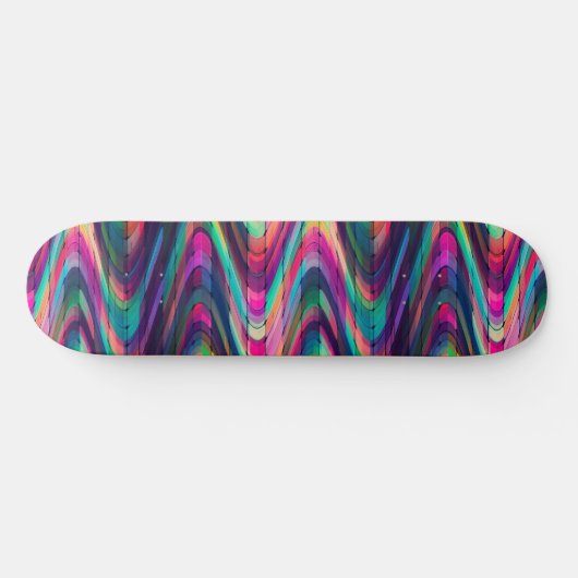 Small Glass Tegel Waves 8 1/4" Skateboard Deck (Horizontaal)