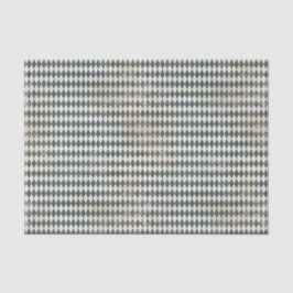 Small Green Harlequin Diamond Tissuepapier