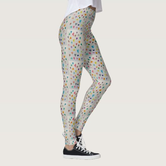 Small Hearts Tile Leggings (Rechts)