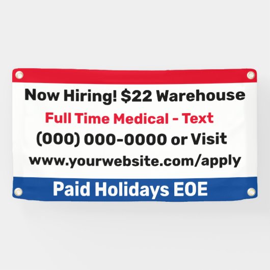 Small Hiring Building Banner (Horizontaal)