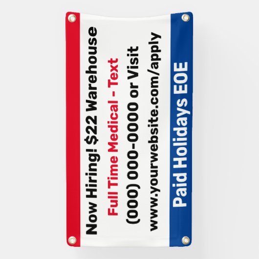 Small Hiring Building Banner (Verticaal)