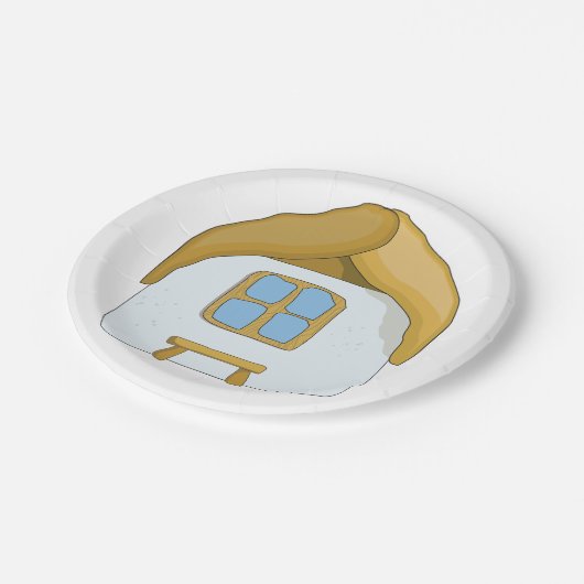 Small House Papieren Bordje (Gekanteld)