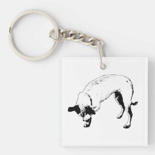 Small Joy Terrier Sleutelhanger (voorkant)