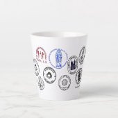 Small Latte Mok Saint James Way (Voorkant)