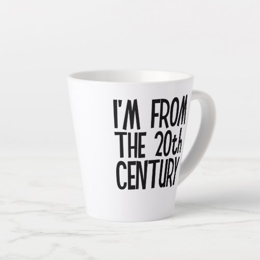 Small Latte Mug - I'm From The 20th Century Mok (Rechterhoek)