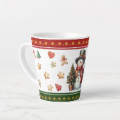 Small Latte Mug with Snowman and Christmas Cookies Latte Mok (Linkerhoek)