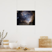 Small Magellanic Cloud Poster Landscape 20 x 16 in (Keuken)