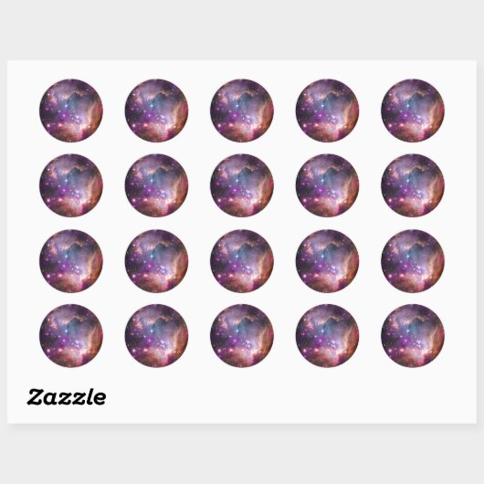 Small Magellanic Cloud Ronde Sticker (Vel)