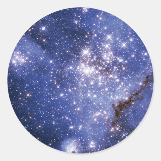 Small Magellanic Cloud Ronde Sticker (Voorkant)