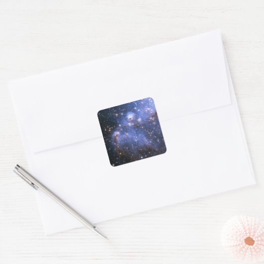 Small Magellanic Cloud Vierkante Sticker (Envelop)