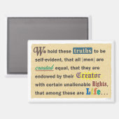 Small magnet with a declaration. (Voorkant / Achterkant)