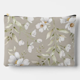 Small Magnolia Print Cosmetic Bag Etui