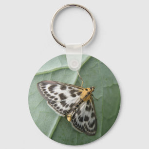 Small Magpie Moth Sleutelhanger