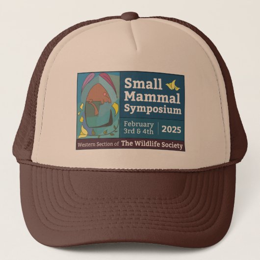 Small Mammal Symposium Hoed! Trucker Pet (Voorkant)