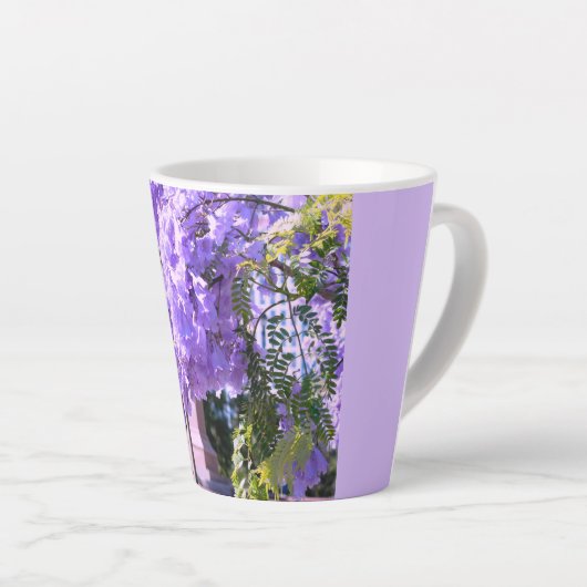 Small Mauve Bell Latte Mok (Rechterhoek)