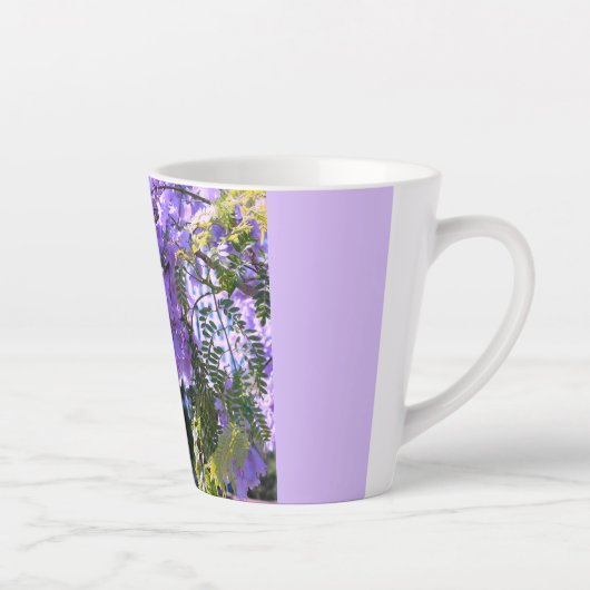 Small Mauve Bell Latte Mok (Rechts)