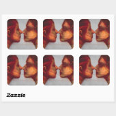 Small Mirror Twin 2003-07 Vierkante Sticker (Vel)
