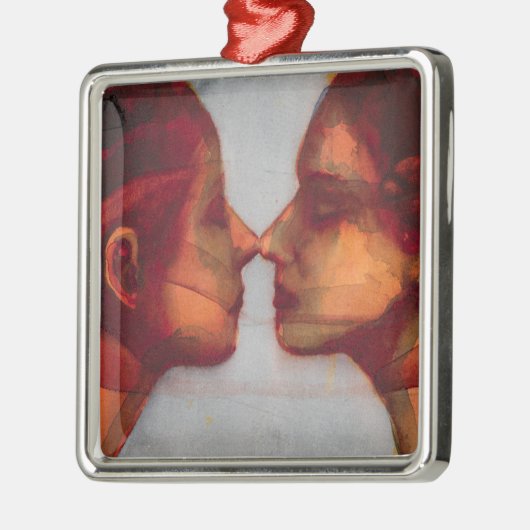 Small Mirror Twin 2003-2007 Metalen Ornament (Links)