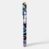 Small Multi-Coloured Aliens in Space Case-Mate iPhone Case (Achterkant / Links)