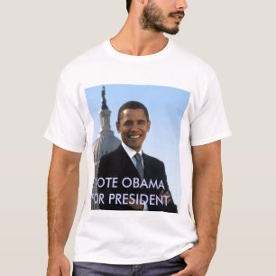 small_obama_afbeelding, STEMMING OBAMA VOOR PRESID T-shirt