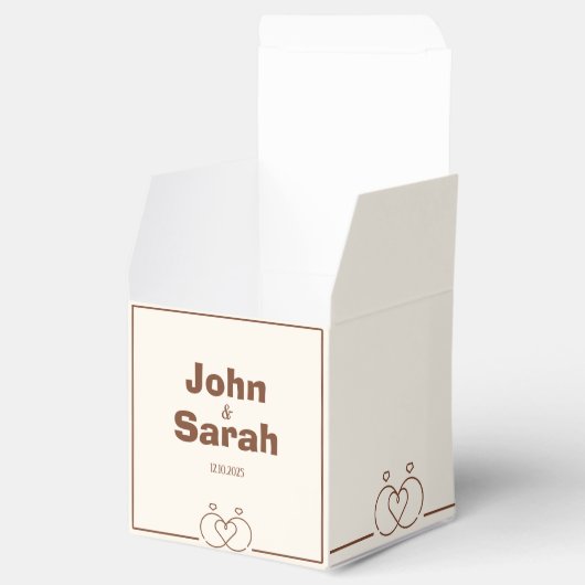 Small Paper Box – Festive & Unique Design Bedankdoosjes (Geopend)