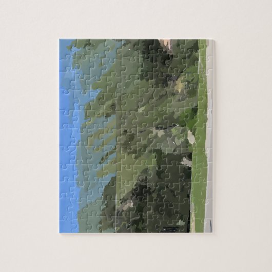 Small Park Jigzaag Puzzle Legpuzzel (Verticaal)