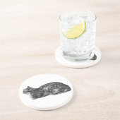 Small Pause, Tabby Poise Zandsteen Onderzetter (Zijkant)