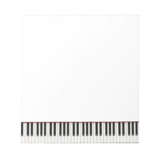 Small Piano Key Notitieblok (Voorkant)
