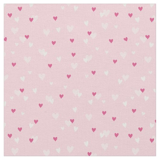 Small Pink Hearts Love Valentijnsdag Stof (Close Up)