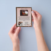 Small Pink Swirl Cosmetics Party Flyer (Hand)