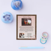 Small Pink Swirl Cosmetics Party Flyer (Enkel)