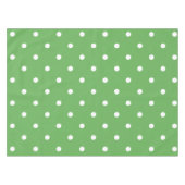 Small Polka Dots Pattern: Green Tafelkleed (Voorkant (Horizontaal))