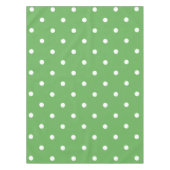 Small Polka Dots Pattern: Green Tafelkleed (Voorkant)