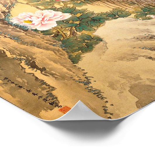 Small poster Japanse Art Motif (Hoek)