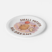 Small Potato Big Dreams – Schattige Motivatie Papieren Bordje (Gekanteld)