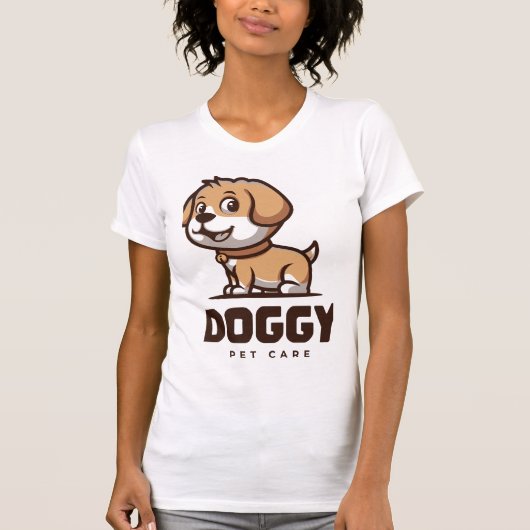 Small Pup, Big Heart  T-shirt (Voorkant)